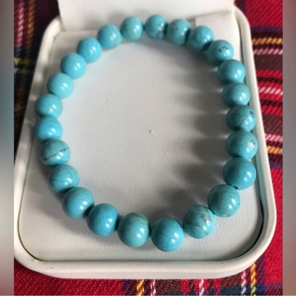 Turquoise All Natural Stone Bracelet